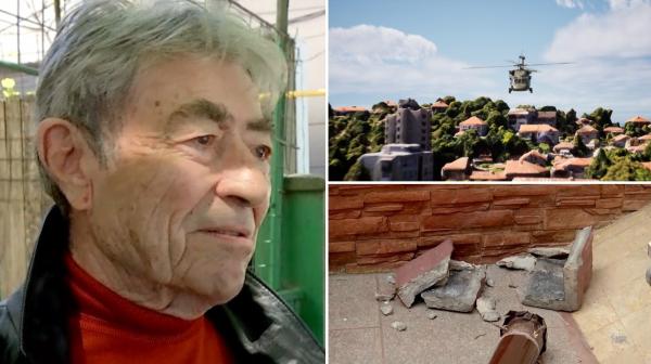 ANIMAŢIE. Academicianul Dumitru Manole povesteşte cu ce daune s-a ales, după ce un elicopter Black Hawk a zburat aproape de casa sa