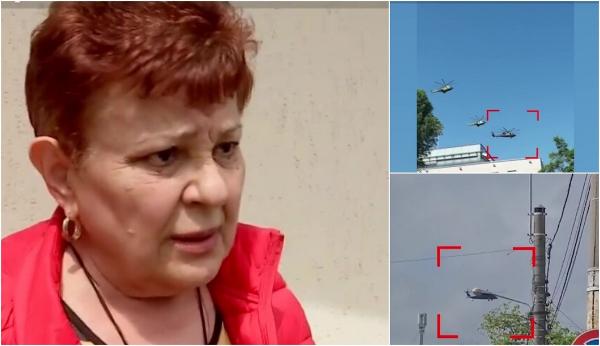 Localnicii unui cartier din Constanţa, fără linişte din cauza elicopterelor militare care zboară foarte aproape de sol: "Casa mea e veche, se dărâmă"