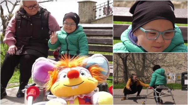 Efe, băieţelul de 5 ani cu paralizie cerebrală a primit o nouă şansă de a merge. Pentru a putea juca fotbal, aşa cum visează, apelează din nou la inimile oamenilor