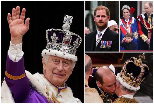 Încoronarea Regelui Charles al III-lea. Momentele-cheie ale evenimentului istoric. Prinţul Harry, aşezat în rândul al treilea la slujbă
