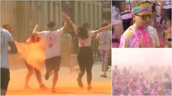 A 9-a ediţie The Color Run din Cluj-Napoca a ajuns la final. Ce premiu au primit cei peste 4000 de participanţi
