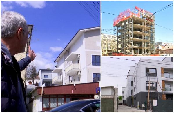 Au făcut blocuri cu 4 etaje, deşi regimul e P + 2. Câţi bani obţin pe apartamentele construite în plus