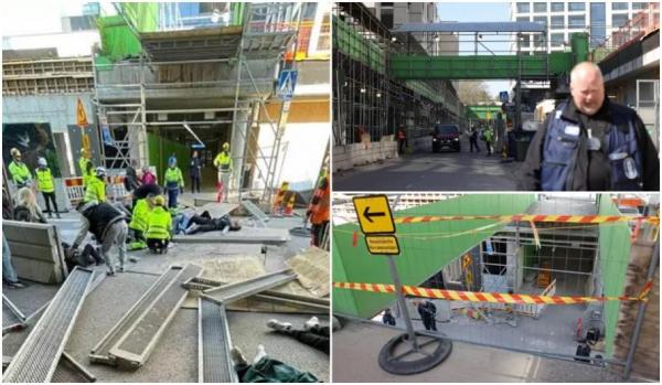 Cel puţin 24 de răniţi, după ce o pasarelă s-a prăbuşit în oraşul finlandez Espoo. Cele mai multe victime sunt copii