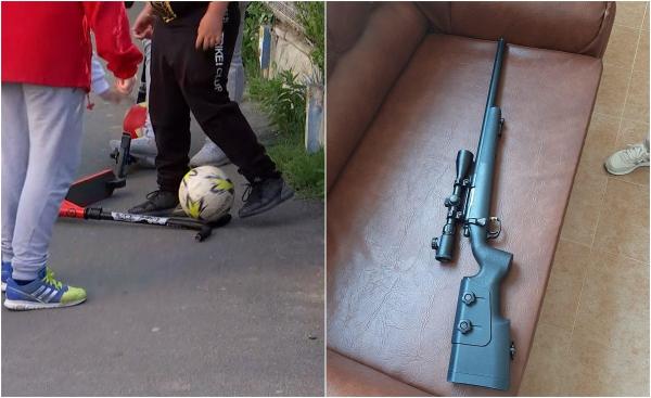 Filmul incidentului din Constanţa, unde un copil de 7 ani a venit cu puşca de airsoft la şcoală. Specialiștii fac legătura cu tragedia din Serbia
