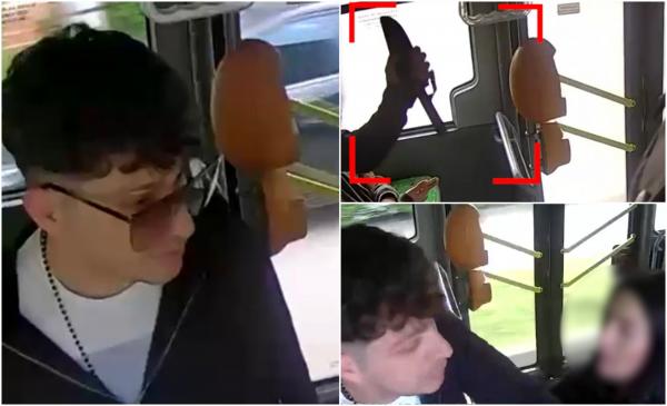 Bătaie pentru o fată într-un autobuz din Iaşi. Un tânăr l-a lovit pe celălalt cu pumnii în faţă, provocându-i fractură nazală, apoi a scos cuţitul