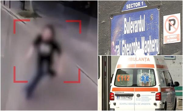 Momentul şocant în care un tânăr se aruncă în faţa autobuzului, pe bulevardul Magheru. Imaginile tulburătoare, surprinse de camera de bord