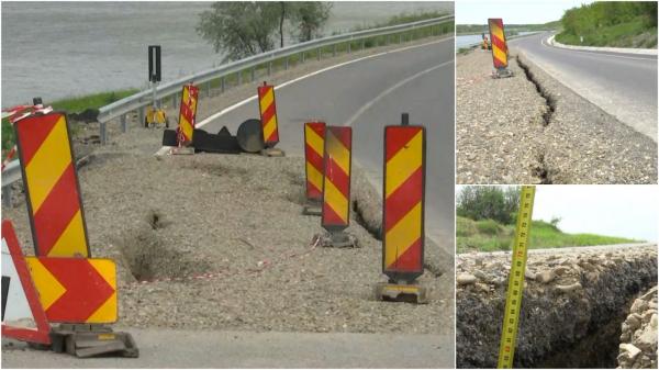Cratere de un metru pe drumul judeţean dintre Iaşi şi Suceava, după o investiţie de 100 de milioane de euro. Reparaţiile costă acum 160.000 de euro: "Nu e normal!"