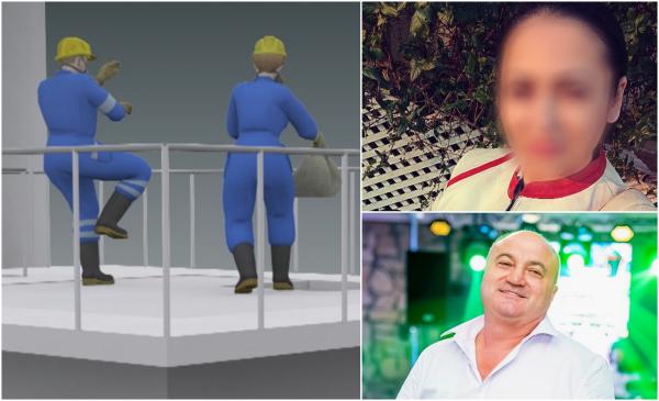 ANIMAŢIE. Cum au căzut angajații de la Petromidia în bazinul cu azot, adânc de 15 metri. Femeia care a supravieţuit este încă în stare gravă