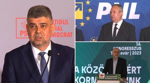 Cum ar putea arăta noul Guvern, din 26 mai. Ciolacu, despre UDMR: "Matematic, ne descurcăm fără ei"