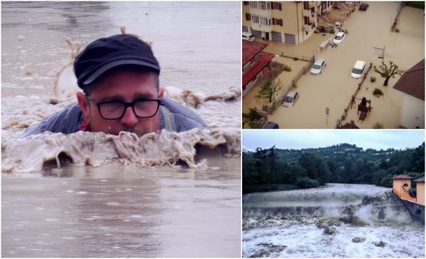 Ciclonul care a produs catastrofe în Italia, "unul la o sută de ani". Se îndreaptă spre România şi provoacă avertizări de cod roşu în calea sa