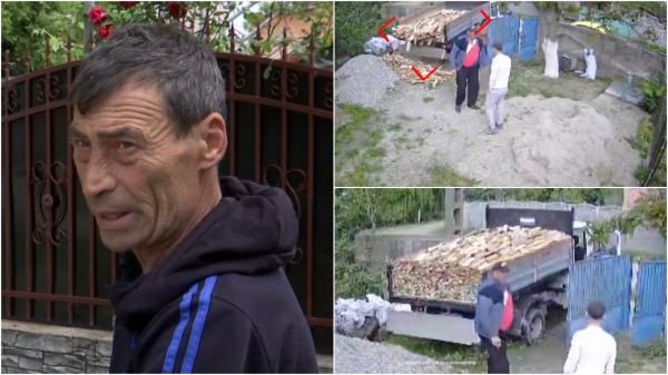 Prima reacţie a bărbatului păcălit cu lemnele de foc prin "metoda Maradona". 1.200 de lei le-a dat escrocilor