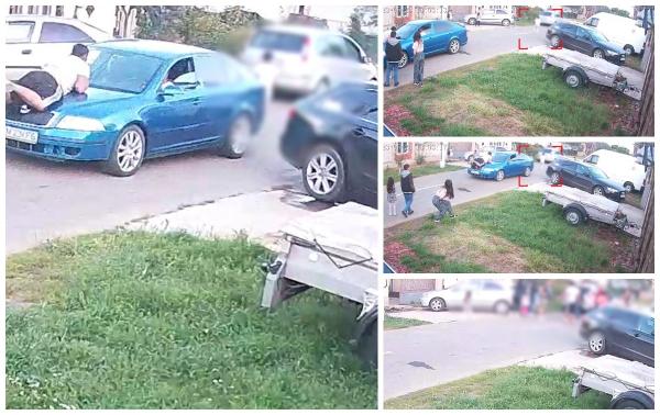 "Când să pună mâna pe copil, să-l smulgă, n-a mai apucat". O joacă stupidă între adulți, la un pas să provoace o tragedie. Un copil de 10 ani călcat chiar în fața mamei