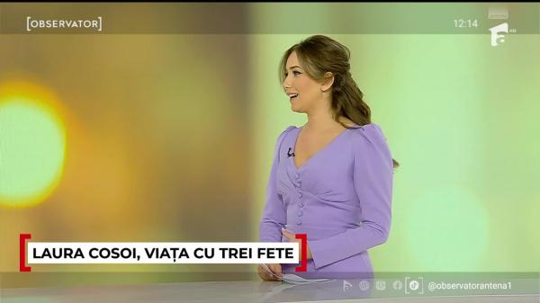 Laura Cosoi, viaţa cu trei fete