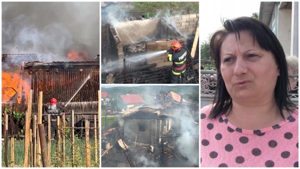 60.000 de lei, "topiţi" văzând cu ochii. Socrul viceprimarului a verificat cu chibritul dacă butelia mai are gaz, iar focul a cuprins casa