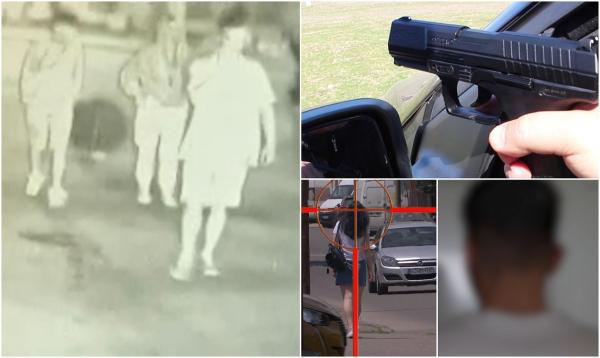 Mărturii uluitoare ale tânărului care a împuşcat în faţă o minoră, cu un pistol cu bile. "Fata se uita ciudat la noi"
