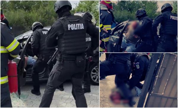 ''A zis că o omoară!'' Bărbatul din Giurgiu, care amenința că își dă foc în mașină, o teroriza pe soţie din cauza unei moşteniri