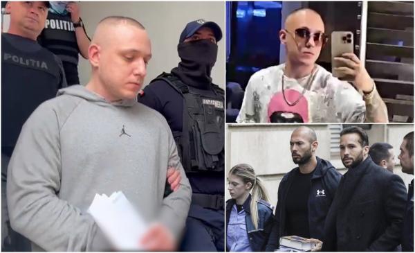Vlad Obu şi ''soldaţii'' săi, arestaţi pentru 30 de zile. ''Copia'' fraţilor Tate neagă că ar fi forţat tinere să facă videochat