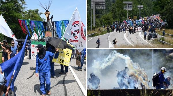 Proteste violente în Alpii Francezi. Ecologiștii vor să oprească construirea unei linii feroviare între Lyon și Torino