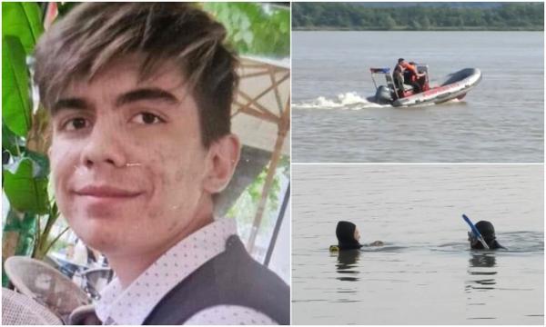 Tânăr de 18 ani, căutat în apele Dunării. Cătalin Gabriel a absolvit liceul, iar săptămâna viitoare urma să susțină examenul de Bacalaureat