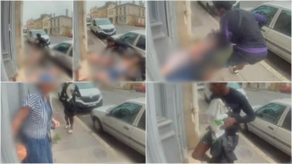 Bunică și nepoată, atacate cu brutalitate de un bărbat, chiar în fața casei lor din Bordeaux. Agresorul le-a făcut una cu pământul, apoi a fugit