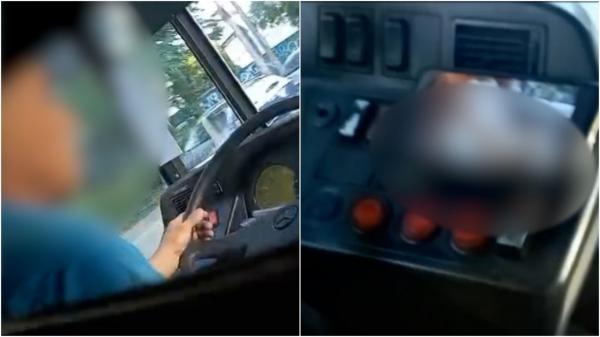 Un şofer de STB se uită la filme pentru adulţi şi face avansuri minorelor în timp ce conduce. A recunoscut faptele, dar înca iese pe traseu