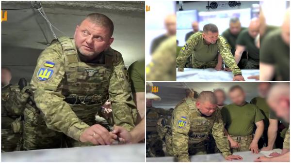 Dat mort sau rănit de ruşi, Valeri Zalujni apare într-o filmare. Este datată la 4 zile după ce Putin a spus că generalul ucrainean este în străinătate
