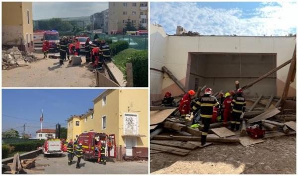 Tavanul Căminului Cultural din Apahida, Cluj, s-a prăbuşit peste muncitorii care renovau clădirea. Patru răniţi, dintre care doi în stare mai gravă, au fost internaţi