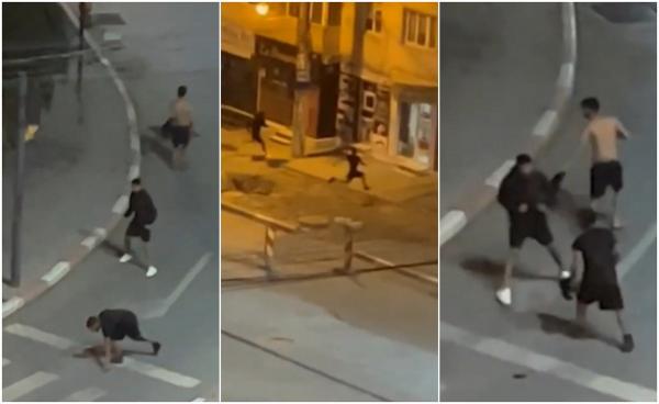 Bătaia generală cu lopeți, din Constanța, a fost filmată. Două clanuri s-au alergat și lovit fără milă pe străzi, sub privirile îngrozite ale localnicilor