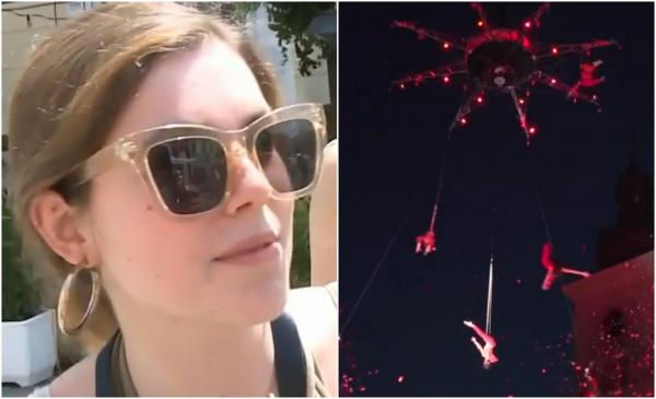 Reacţia unei turiste străine când a ajuns la Festivalul de Teatru de la Sibiu: ''Wow! Prima dată când sunt aici!''