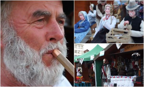 Târgul de Sânziene de la Suceava. De la miniaturi din lemn, la căciuli şi curele, zeci de meşteri şi-au etalat produsele lucrate cu migală