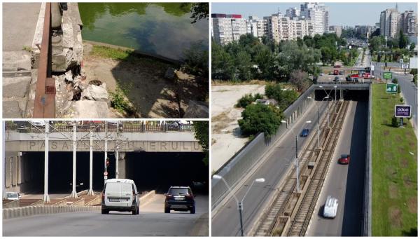 Două pasaje intens circulate din Bucureşti se pot prăbuşi oricând. Cele două soluţii date de experţi. "Clasa 5 de risc. Poate fi catastrofal"