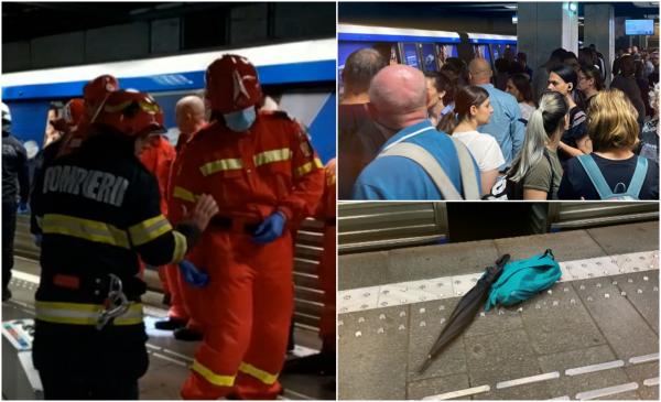 Sinucidere la metrou. Persoana care s-a aruncat în faţa trenului, la staţia Aviatorilor, este un bărbat de 39 de ani