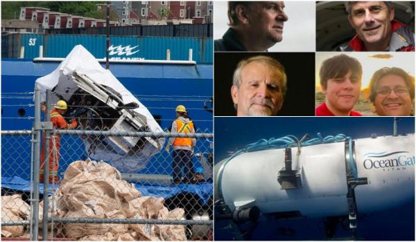 Presupuse rămăşiţe umane, descoperite în epava submersibilului Titan, anunţă Paza de Coastă