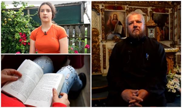 Ideea unui preot din Botoşani, pentru a-i atrage pe copii să înveţe şi să meargă la biserică. "Fără şcoală nu ajungi nicăieri"