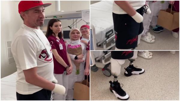 "Am crezut că îmi fac o injecţie în fund şi mă întorc acasă într-o oră". Kostomarov, campionul cu mâinile şi picioarele amputate, externat după 175 de zile