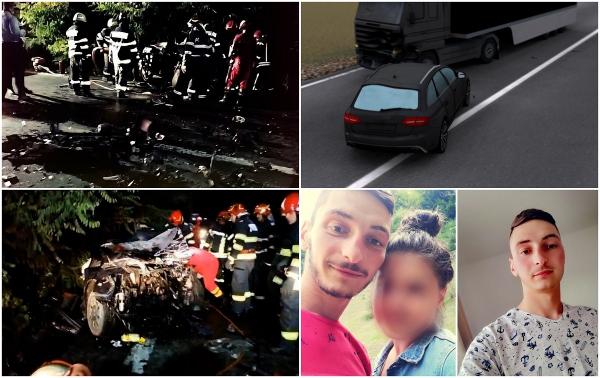 ANIMAŢIE. Ultimele clipe din viaţa celor 4 tineri morţi în accidentul din Vâlcea. Şoferul vinovat, sărbătorit la un bar