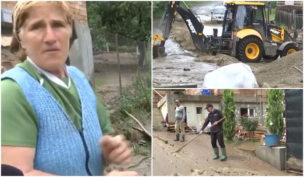 Furia naturii loveşte România: O comună din Braşov, înghiţită de ape după 12 ore de ploi torenţiale. De luni, temperaturile resimţite vor depăşi 40 de grade