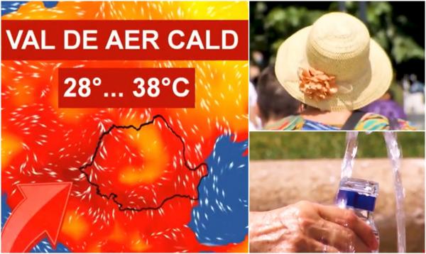 "Cupola de căldură" ajunge în România. Temperaturile resimţite vor fi şi de peste 40 de grade Celsius