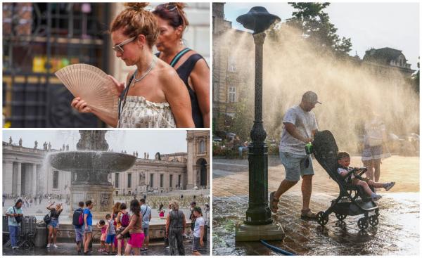 Anticiclonul Cerberus a făcut primele victime: un bărbat din Italia s-a prăbuşit mort, răpus de caniculă. Cele mai afectate ţări