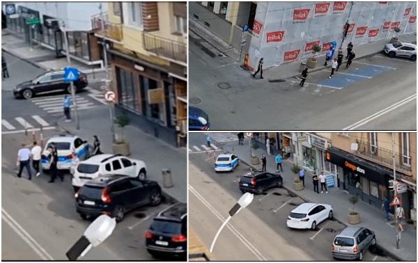 Trei bărbaţi s-au luat la bătaie în plină stradă, în Satu Mare. Poliţiştii au reuşit cu greu să-i despartă
