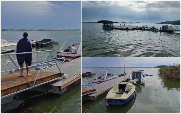 Intervenție de urgenţă în zona lacului Siutghiol: Mai mulţi copii care se antrenau cu caiace, prinși de furtună în larg