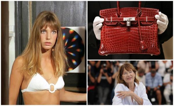 Legătura dintre Jane Birkin şi celebra geantă Hermès care-i poartă numele. Povestea a intrat în cartea de istorie a culturii pop