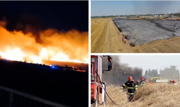 Peste 500 de incendii în România, în ultima săptămână. Explicaţiile lui Raed Arafat: "E secetă şi îi mai avem şi pe cei care dau foc"