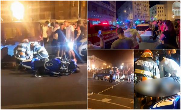 Tânăr motociclist mort pe loc, în centrul Timişoarei. Ar fi pierdut controlul într-o curbă, din cauza vitezei, și s-a izbit violent de o maşină parcată