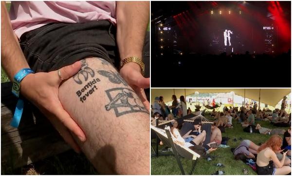 Electric Castle 2023. Cezar, tânărul care şi-a tatuat numele festivalului pe picior pentru a câştiga un abonament pe viaţă