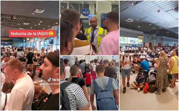 "Suntem de izbeliște. Stăm de 2 ore în avion şi de 5 în aeroport". Coșmarul românilor care pleacă sau se întorc din vacanță stând pe jos în aeroporturi