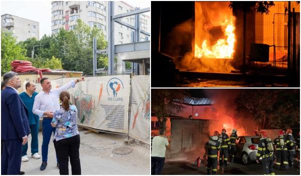 Cauza incendiului de la Spitalul Robănescu. Transformatorul care a explodat, instalat în octombrie 2022. Ping pong cu acuzaţii între spital şi furnizorul de energie