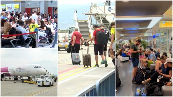 Au stat 5 ore în aeroport şi 2 ore în avion, pentru ca apoi să fie daţi jos. Coşmar pentru pasagerii unei curse Wizz Air