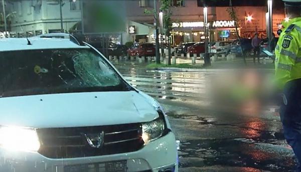 Bărbat de 45 de ani, spulberat de o maşină pe Bulevardul Magheru din Bucureşti. Trecea strada printr-un loc nepermis