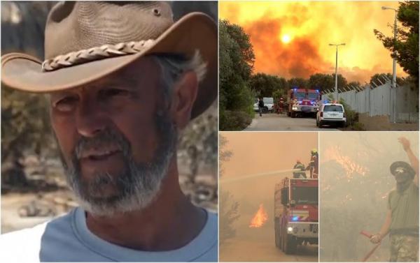 "Aici a fost viaţa mea. Şi acum nu mai am nimic". Dramale pe care le trăiesc grecii în aceste zile de infern. Pompierii români întâmpinaţi cu aplauze de localnici